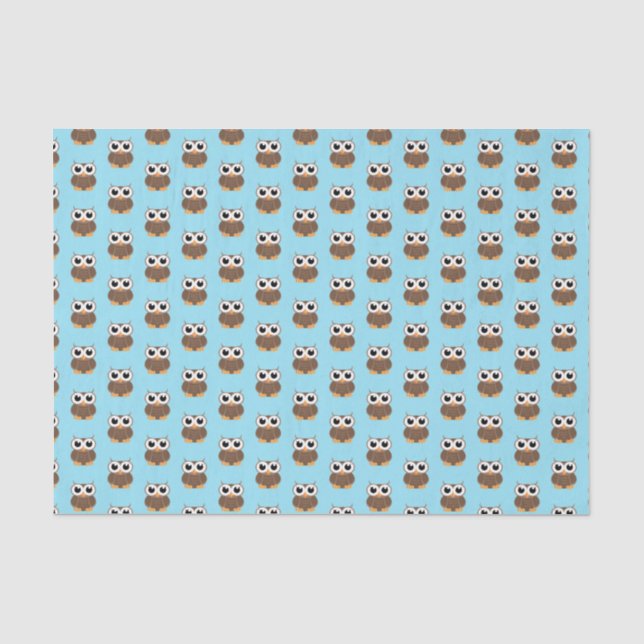 Papier Mousseline "Petit hibou" (Recto)