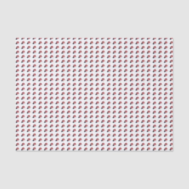 Papier Mousseline Petit Motif de coccinelle (Recto)