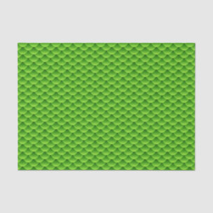 Papier Mousseline Petit motif vert d'échelle de poissons