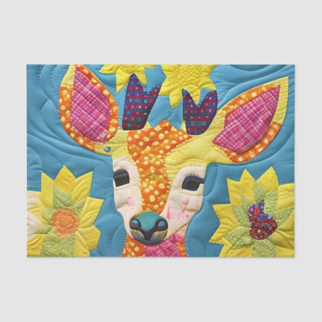 Papier Mousseline Petite courtepointe comme design (Recto)