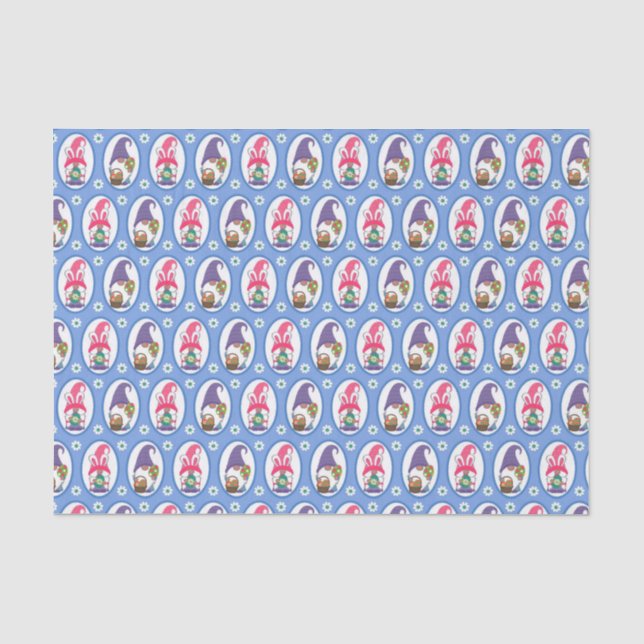 Papier Mousseline Petits Gnomes de Pâques (Recto)