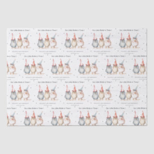Papier Mousseline Petits Oiseaux De Soirée N'Importe Quel Anniversai