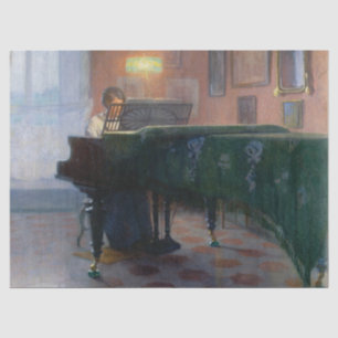 Papier Mousseline Piano Player (Pianiste) (Musicienne)