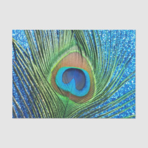 Papier Mousseline Pic bleu brillant
