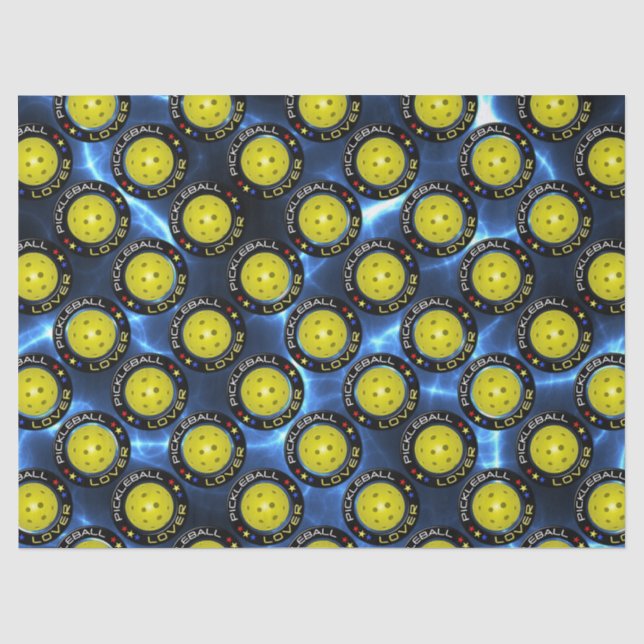 Papier Mousseline Pickleball Lover 1 Options Papier de poche (Recto)