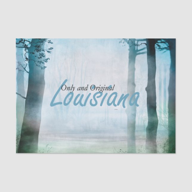 Papier Mousseline PIÈCE EN T Louisiane (Recto)