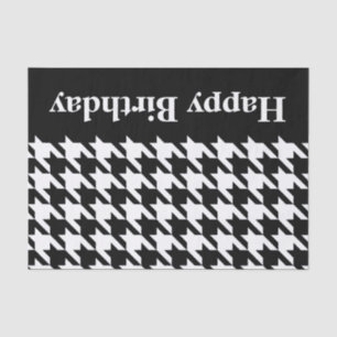 Papier Mousseline Pied de fond noir élégant avec texte personnalisé