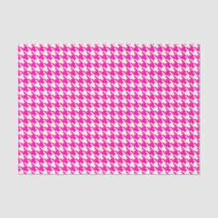 Papier Mousseline Pied-de-poule moderne rose chez Emporiomoffa