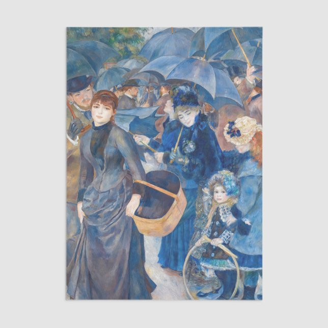 Papier Mousseline Pierre-Auguste Renoir - Les Parapluies (Créateur téléchargé)