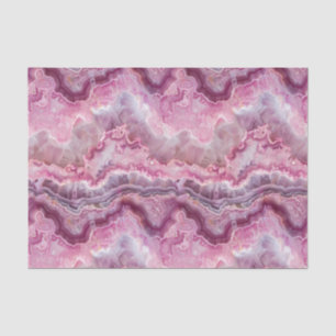 Papier Mousseline Pierre d'agate macro rose