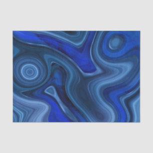 Papier Mousseline Pierre de Malachite Bleue Minéral Géologie Gemme
