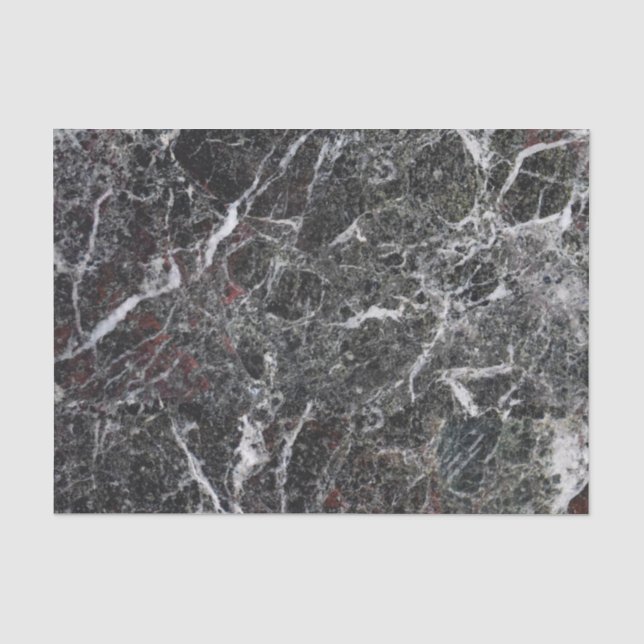 Papier Mousseline Pierre en marbre gris couleur fumée (Recto)