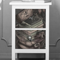 Pile de Spellbook Abstrait Muted Pastel Peinture