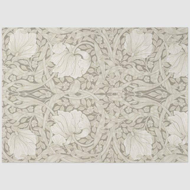 Papier Mousseline Pimpernel Ivory, William Morris (Recto)