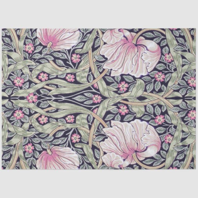 Papier Mousseline Pimpernel, William Morris (Recto)