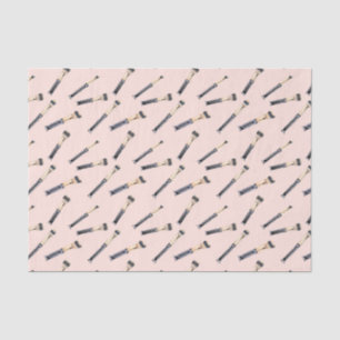 Papier Mousseline Pinceaux de maquillage rose (Design 74 Pink Series