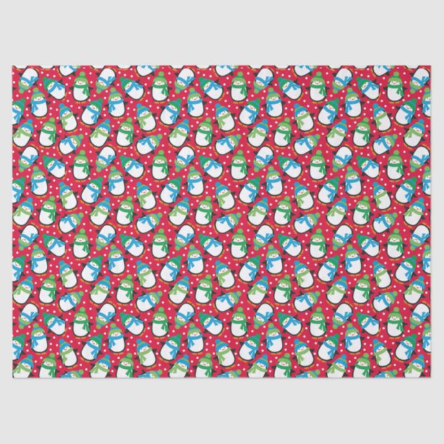 Papier Mousseline Pingouin (Recto)