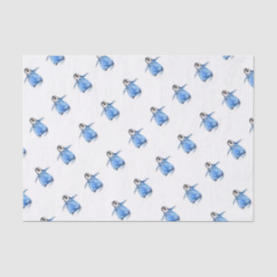 Papier Mousseline Pingouin bébé mignon en Onsie