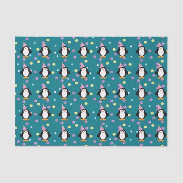 Papier Mousseline Pingouin de la Coupe (Recto)