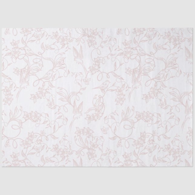 Papier Mousseline Pink Allure Blush Feminine Packaging Style (Recto)