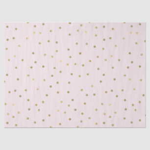 Papier Mousseline Pink Blush Gold Sparkt Confetti