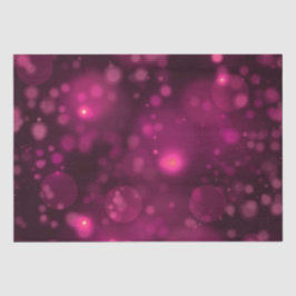 Papier Mousseline Pink Bokeh