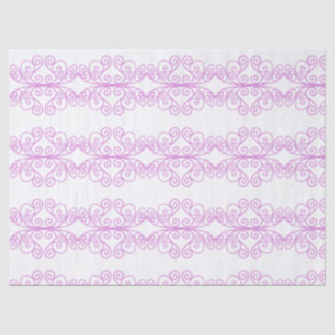 Papier Mousseline Pink Princess Tiara Crown Girl Enveloppement cadea