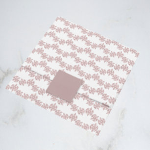 Papier Mousseline Pink Rose Gold Snowflake Winter Sweet 16