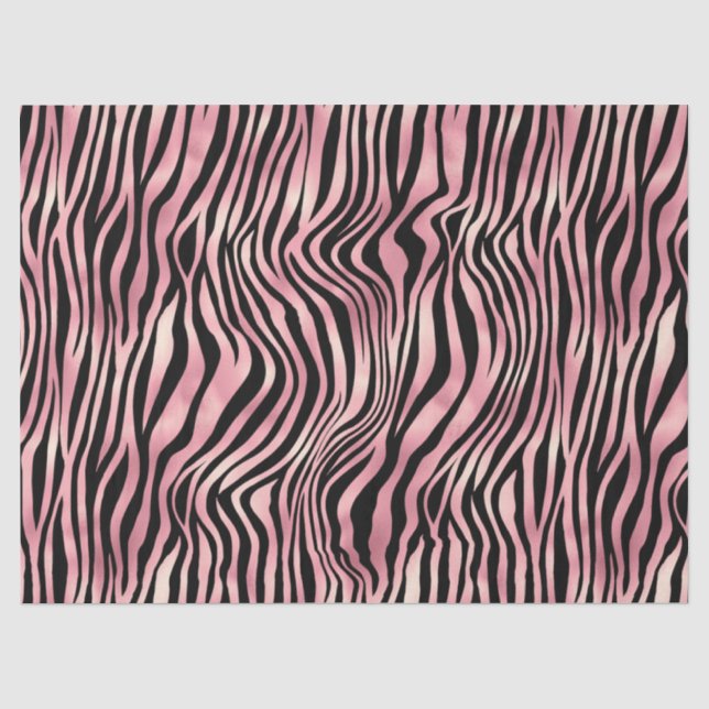 Papier Mousseline Pink Safari Series Design 7 (Recto)