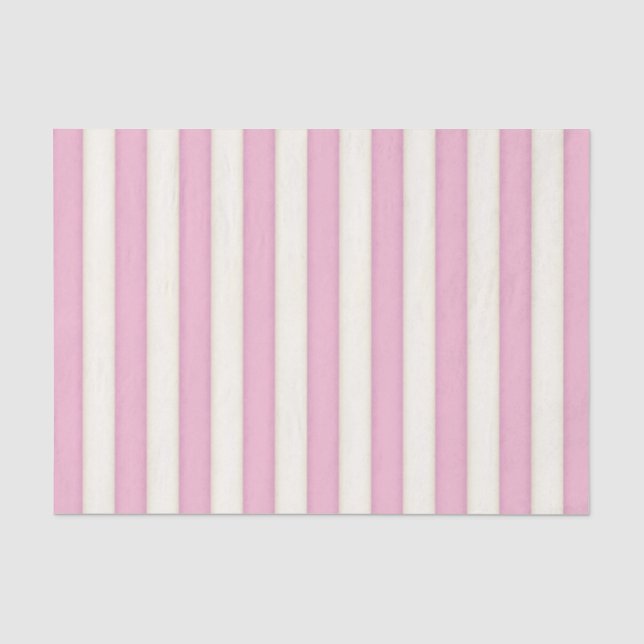 Papier Mousseline Pink Stripes Victorian Fairytale Princess Tissue P (Recto)