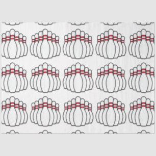 Papier Mousseline Pins de Bowling