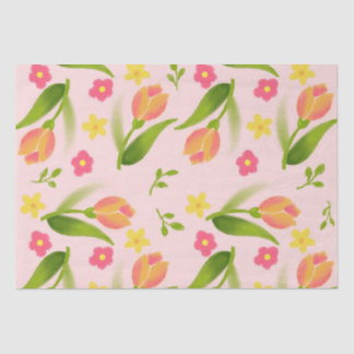 Papier Mousseline Piquer les tulipes