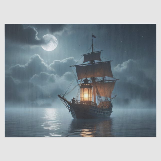 Papier Mousseline Pirate Dreams (Recto)
