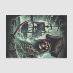 Papier Mousseline Pirate Ship Ghost Halloween Costume Party
