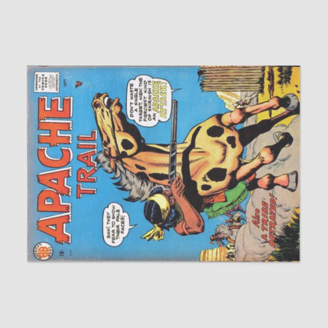 Papier Mousseline Piste Apache #1 (Recto)