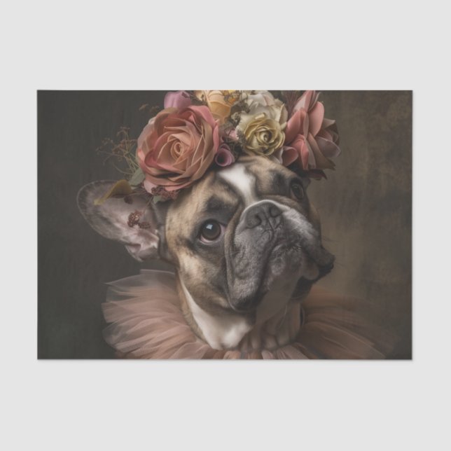 Papier Mousseline Pitbull comme princesse Pourcentage (Recto)