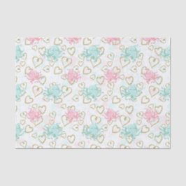 Papier Mousseline Plage amour pieuvre tissu motif