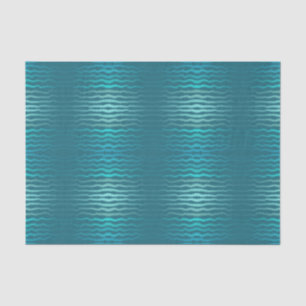 Papier Mousseline Plage côtière Salé Turquoise Wave Résumé Design