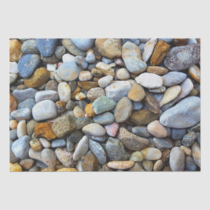 Papier Mousseline Plage de galets