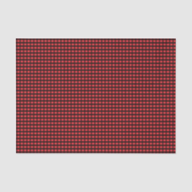 Papier Mousseline Plaid Buffalo (Recto)