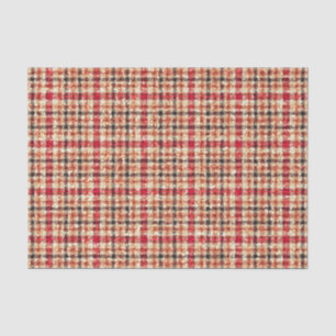Papier Mousseline Plaid de tartan d'Earthtone de parties