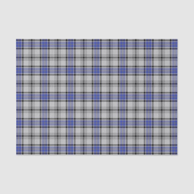 Papier Mousseline Plaid de tartan écossais de Hannay de clan (Recto)