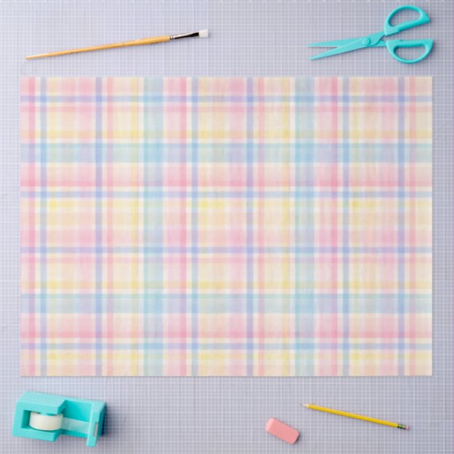 Papier Mousseline Plaid Easter Series Design #15 (Artisanat)