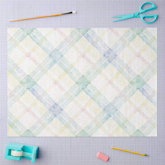 Papier Mousseline Plaid Easter Series Design #17 (Artisanat)