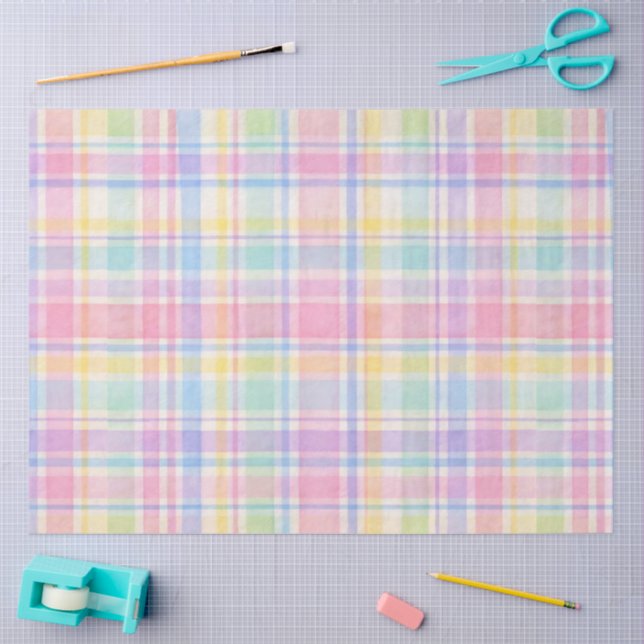 Papier Mousseline Plaid Easter Series Design #18 (Artisanat)