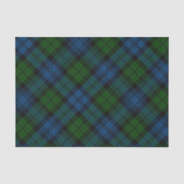 Papier Mousseline Plaid Green Family Holidays Rustic Tartan