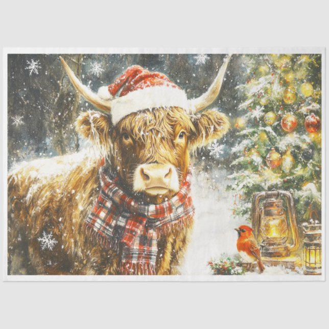 Papier Mousseline Plaid Highlander (Recto)