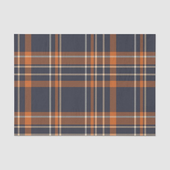 Papier Mousseline Plaid rustique Noël/hiver (Recto)