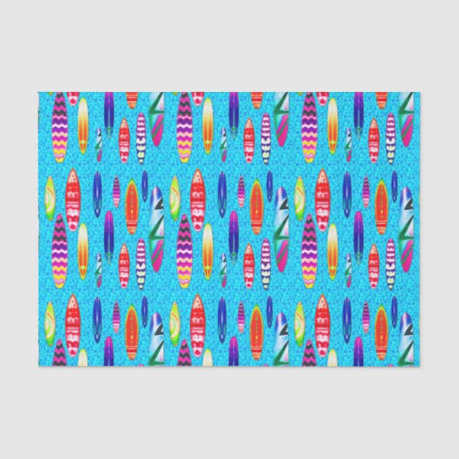 Papier Mousseline Planches de surf 1 (Recto)