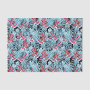 Papier Mousseline Plantes tropicaux 1.